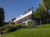 The Tugendhat House - completed in 1930  View from the back yard